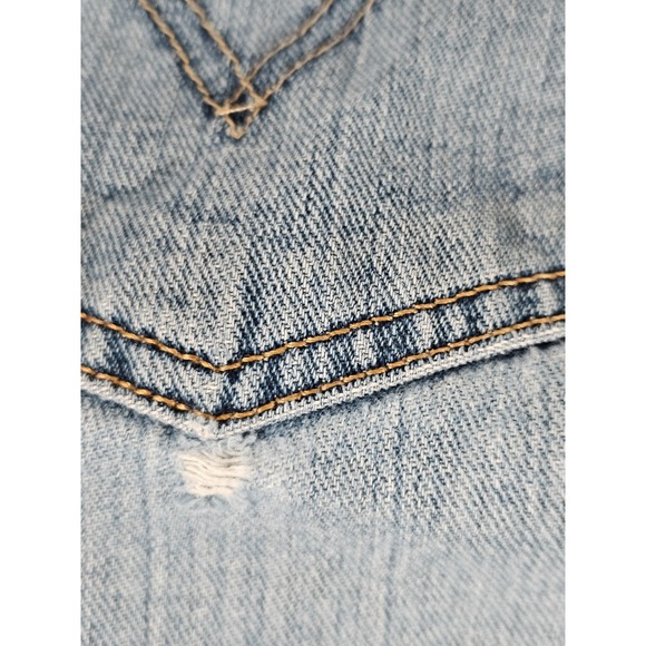 Levis 559 Jeans Men 34x32 Blue Loose Straight Skater Baggy Grunge Distressed - Picture 11 of 14